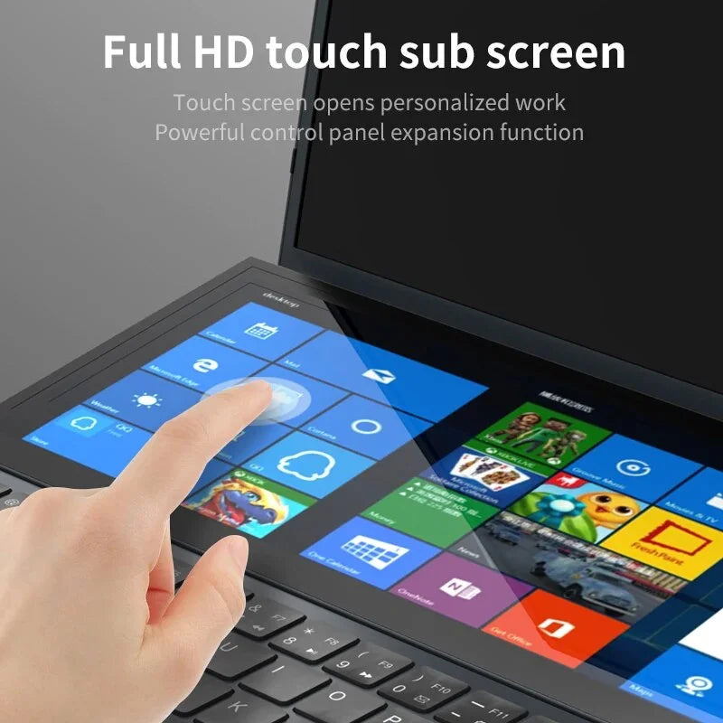 PC Portable Double Écran i7 16"+14" Tactile