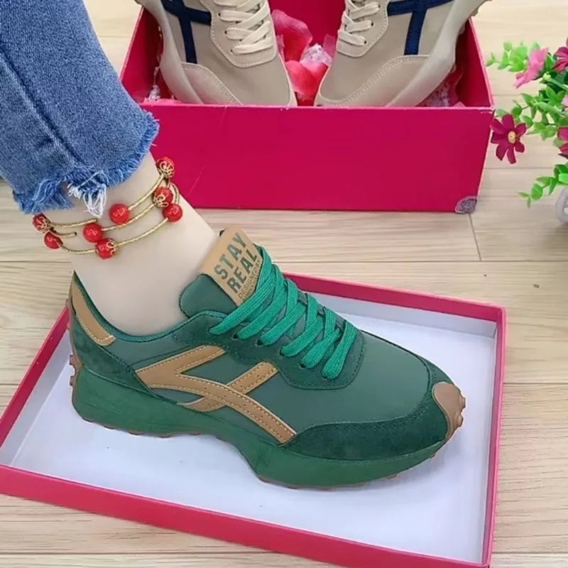 women sneakers 2024 spring casual shoes woman lace up sports shoes baskets femmes tendances zapatillas hombre designer shoes