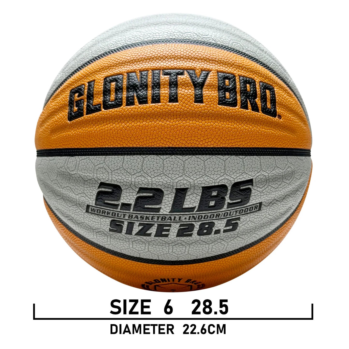 Weighted Training Basketball 3LBS/2.2LBS,Official Size 6/7 Wear-resistant Heavy Ball For Handling Dribbling&Passing,Rebounding