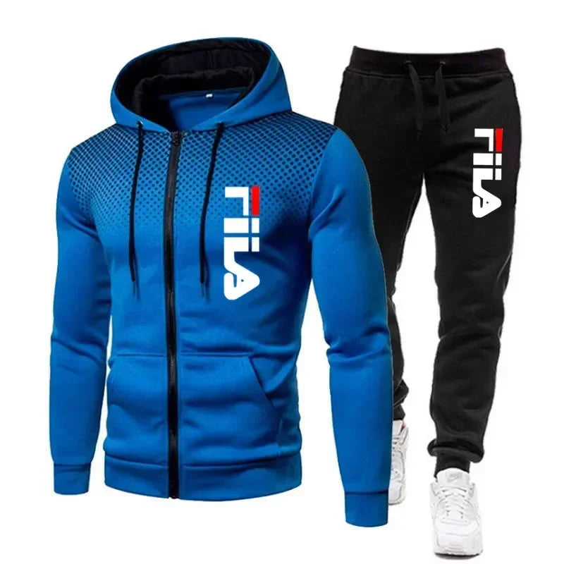 Ensemble Zippe Hoodie Pantalon Fitness