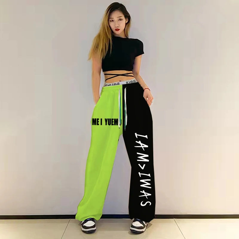 Pantalon Jazz Imprimé Ample Femme