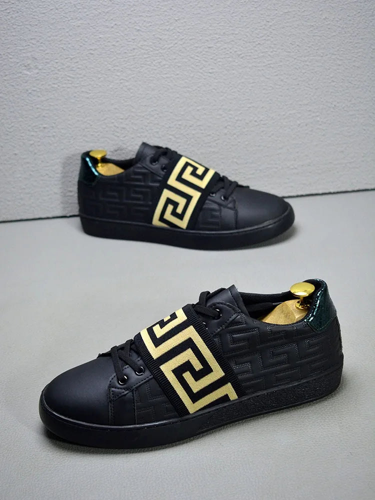skateboard stylish shoes for man sneakers comfortable luxury man casual shoes flats trainers black white scarpe eleganti uomo