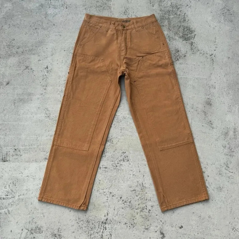 Jean Baggy Y2K Gothic Hip-Hop Taille Haute
