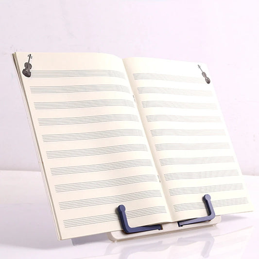 1 PC Lightweight Adjustable Portable Book Stand, for Reading, Music Score, Drawing, and More - Durable Plastic Construction
