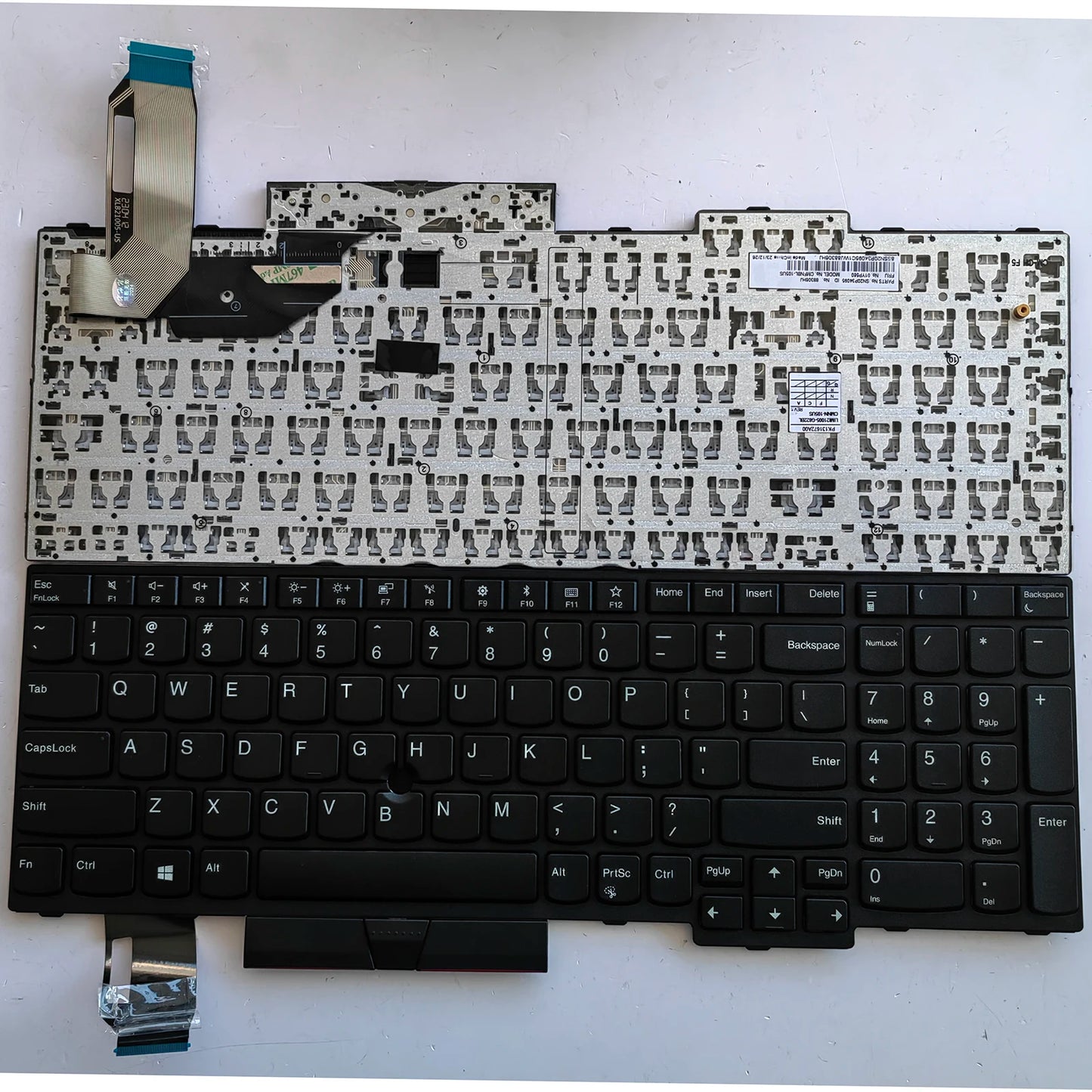 US Layout Keyboard for LENOVO IBM ThinkPad E580 E585 E590 E595 L580 T580S T590 P52 P53 P72 SN5372 01YP668 SN20P34203 TP00095A