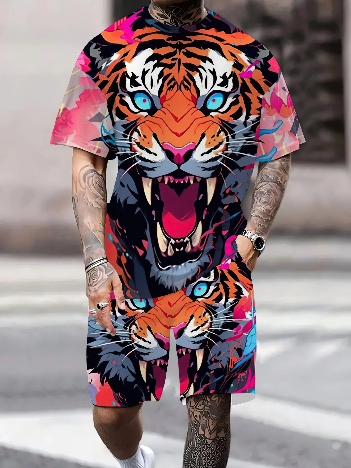 Ensemble T-Shirt Short Street Sport Homme