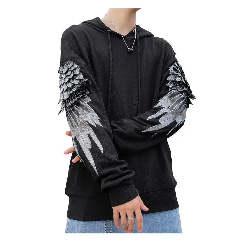 Hoodie Brodé "Angel Wings" - Luxury Hip-Hop