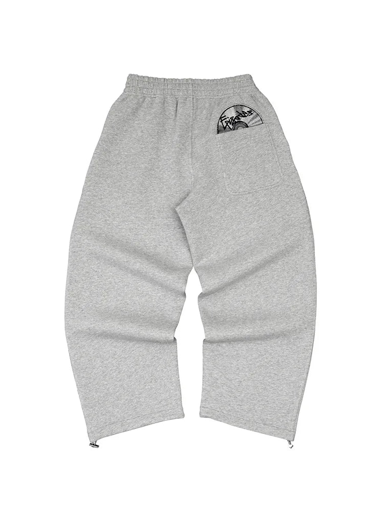 Ensemble Sport Y2K Harajuku Brodé Homme