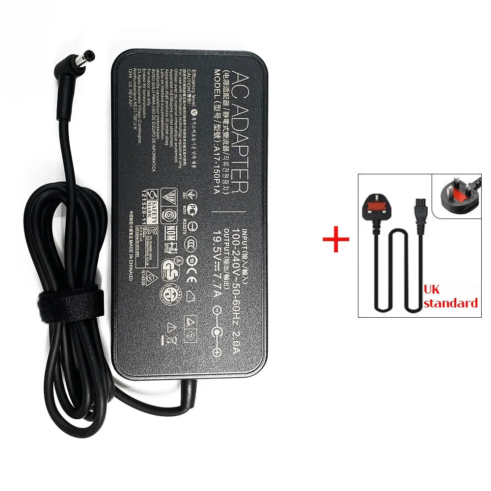 19.5V 7.7A 150W 5.5*2.5MM Laptop AC Adapter Charger for Asus ROG Strix G535SX GL503GE GL703GE GL503VD GL703VM GL551JW GL703VD