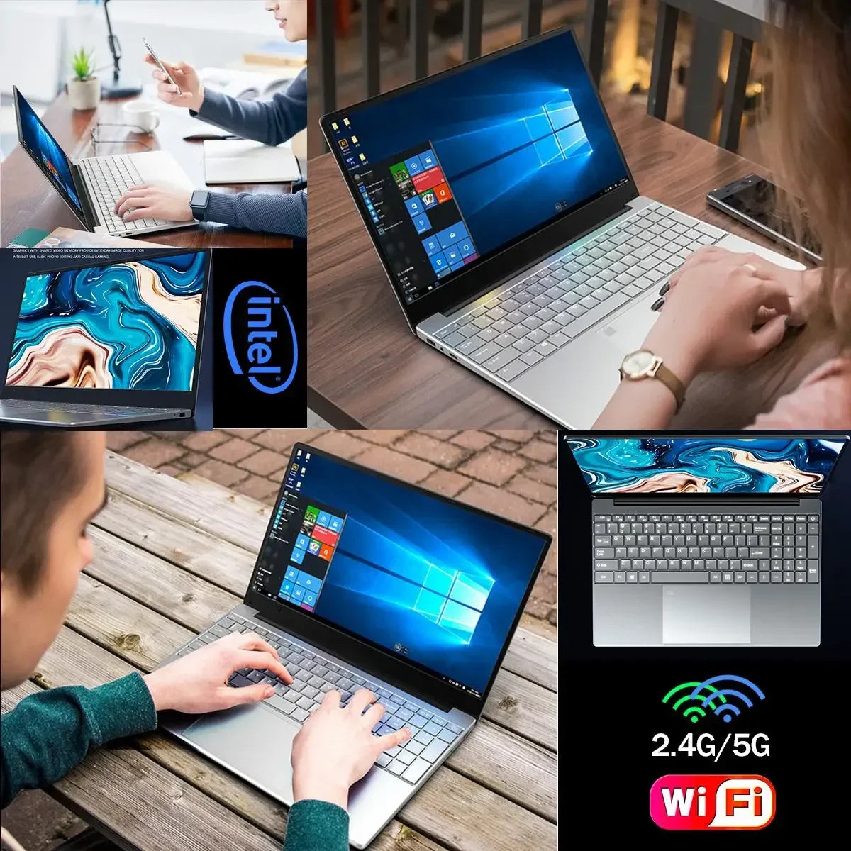 PC Portable 14.1 Windows 11 Intel A3950 12Go