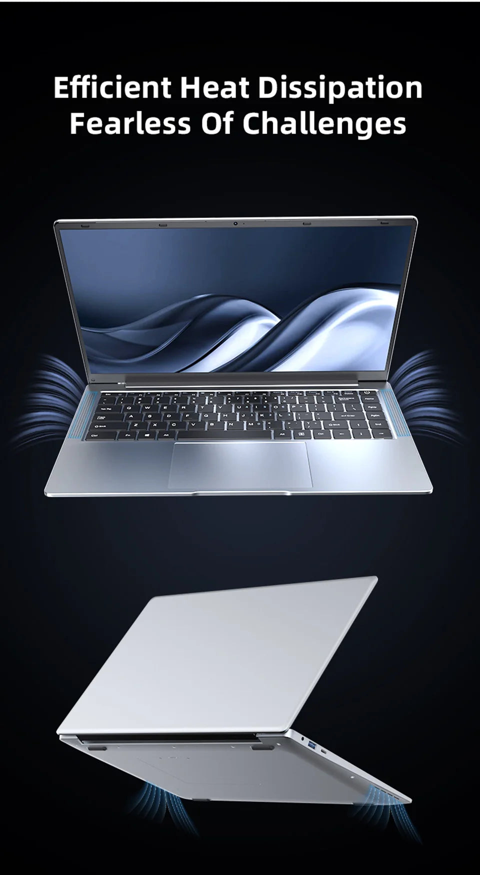 PC Portable 14.1 Windows 11 Intel A3950 12Go
