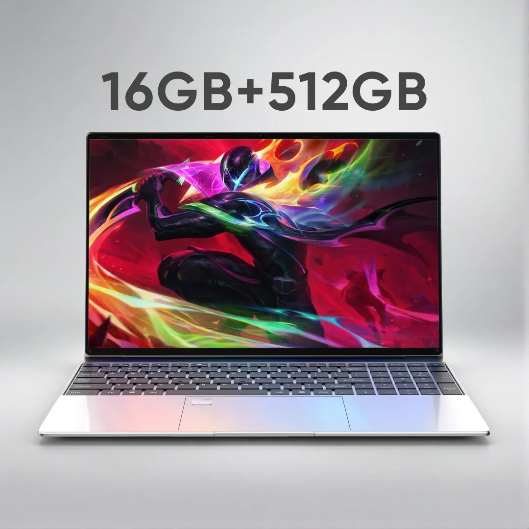 New 15.6" Laptop Intel Core i9-9880H 32GB 2TB Gaming PC Ultra Slim Office Study Computer PC Windows 11 Pro 1920*1080 HD