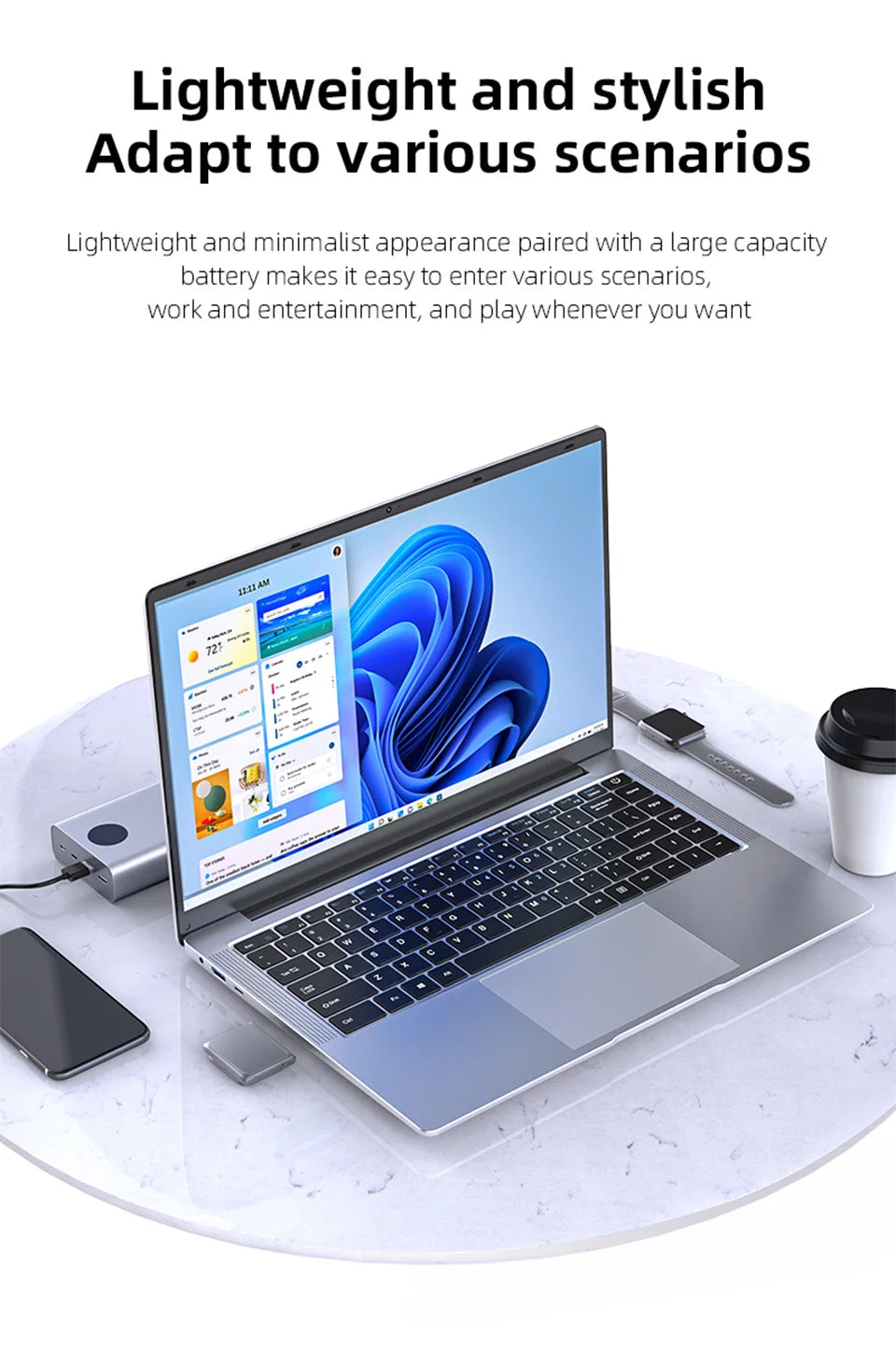PC Portable Windows 11 Intel A3950 12Go 2025