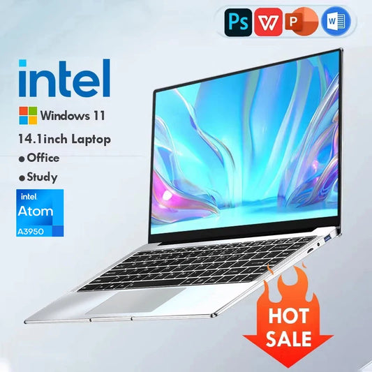 PC Portable 14.1 Windows 11 Intel A3950 12Go