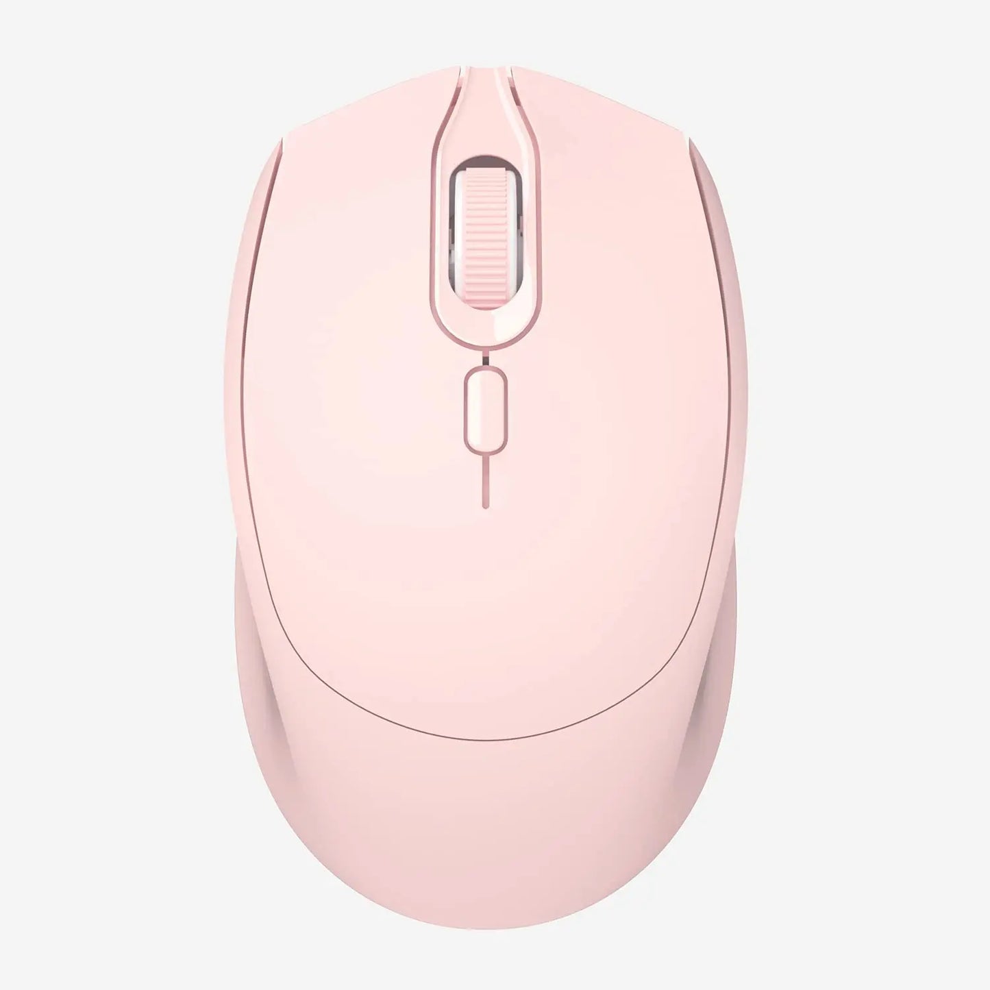 Portable Computer Mouse  2.4G with USB Receiver Wireless Mouse for PC Tablet Laptop (Pink)