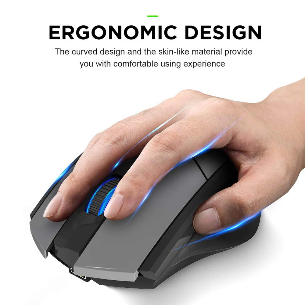 Souris Sans-Fil "Silent Click" - Bureau & Nomade