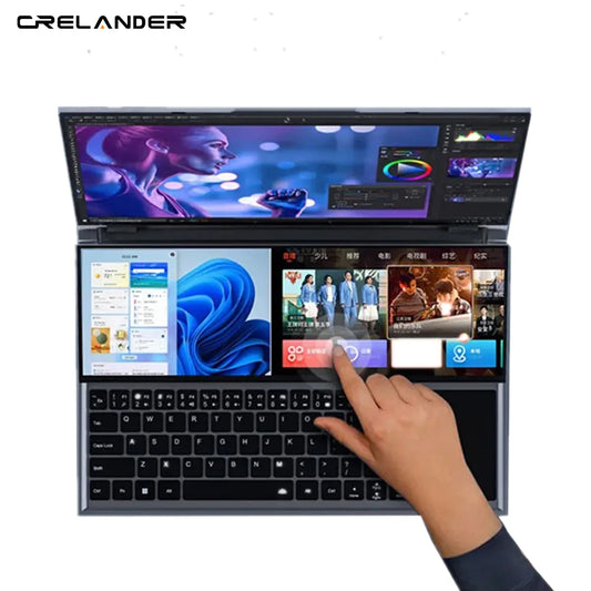 PC Crelander Double Écran i7 Tactile