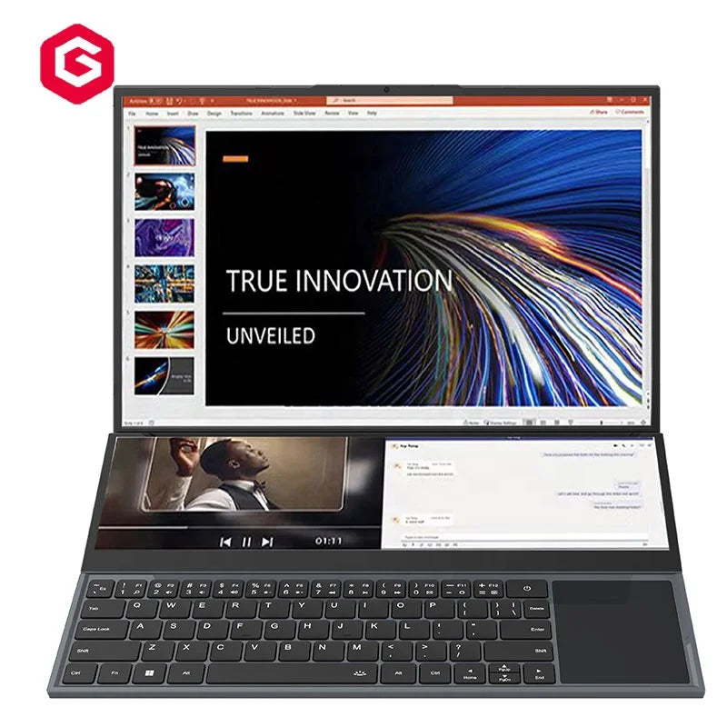 PC Gaming i7 Dual Screen 16+14"