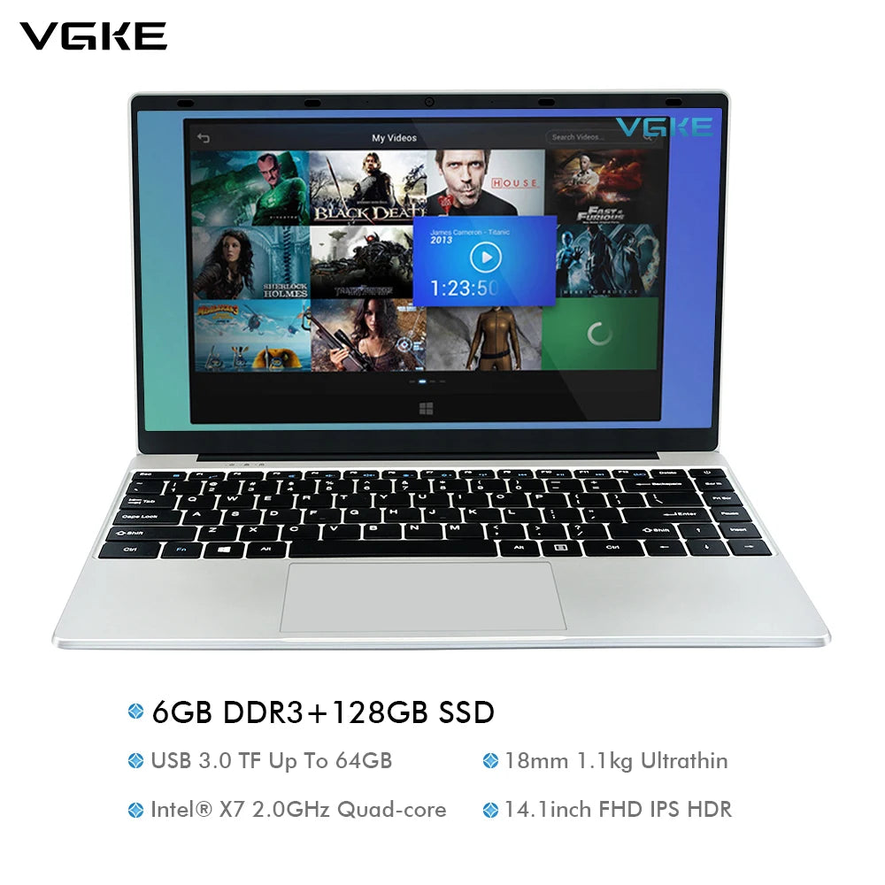PC VGKE 14" 6Go/128Go Win10 Atom X7