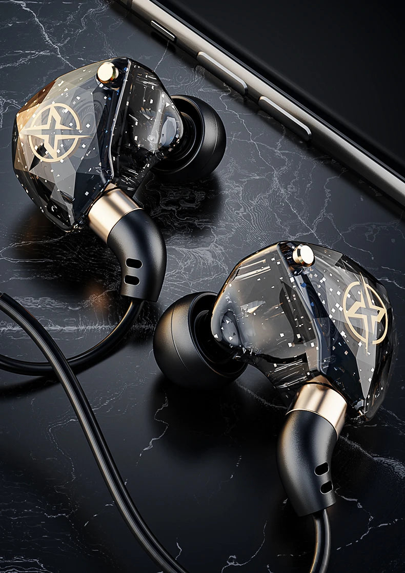 X6 3.5mm Wired Earphone Bass HiFi Headphones Stereo Girl Gift Music Earphones Musician Headset Gamer Earbuds for Huawei