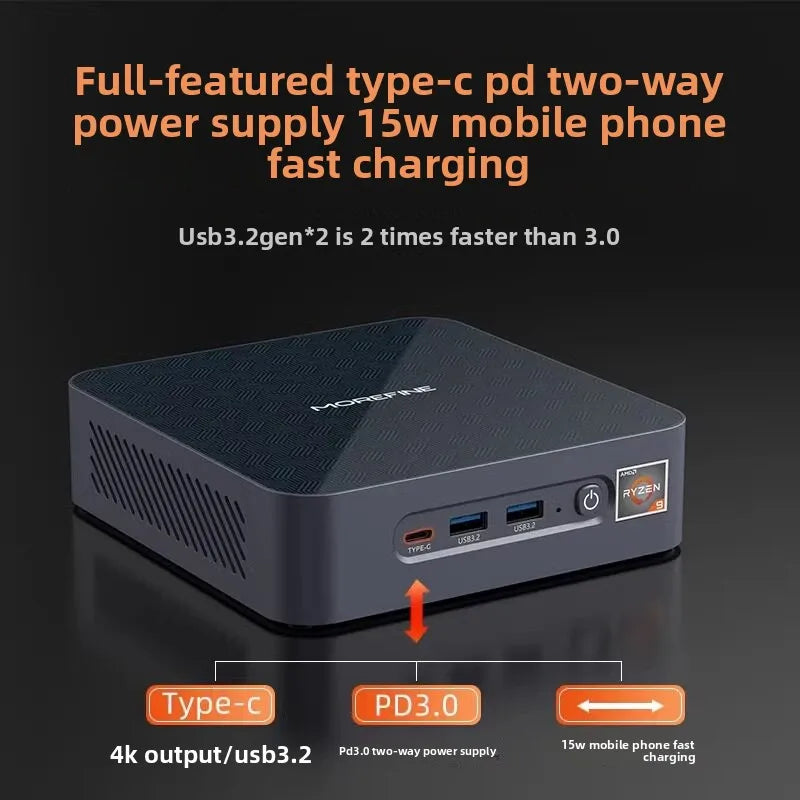 Mini PC Morefine S500+ Ryzen 5