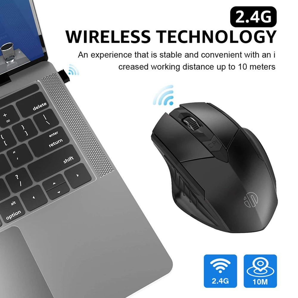 Souris Sans-Fil "Silent Click" - Bureau & Nomade