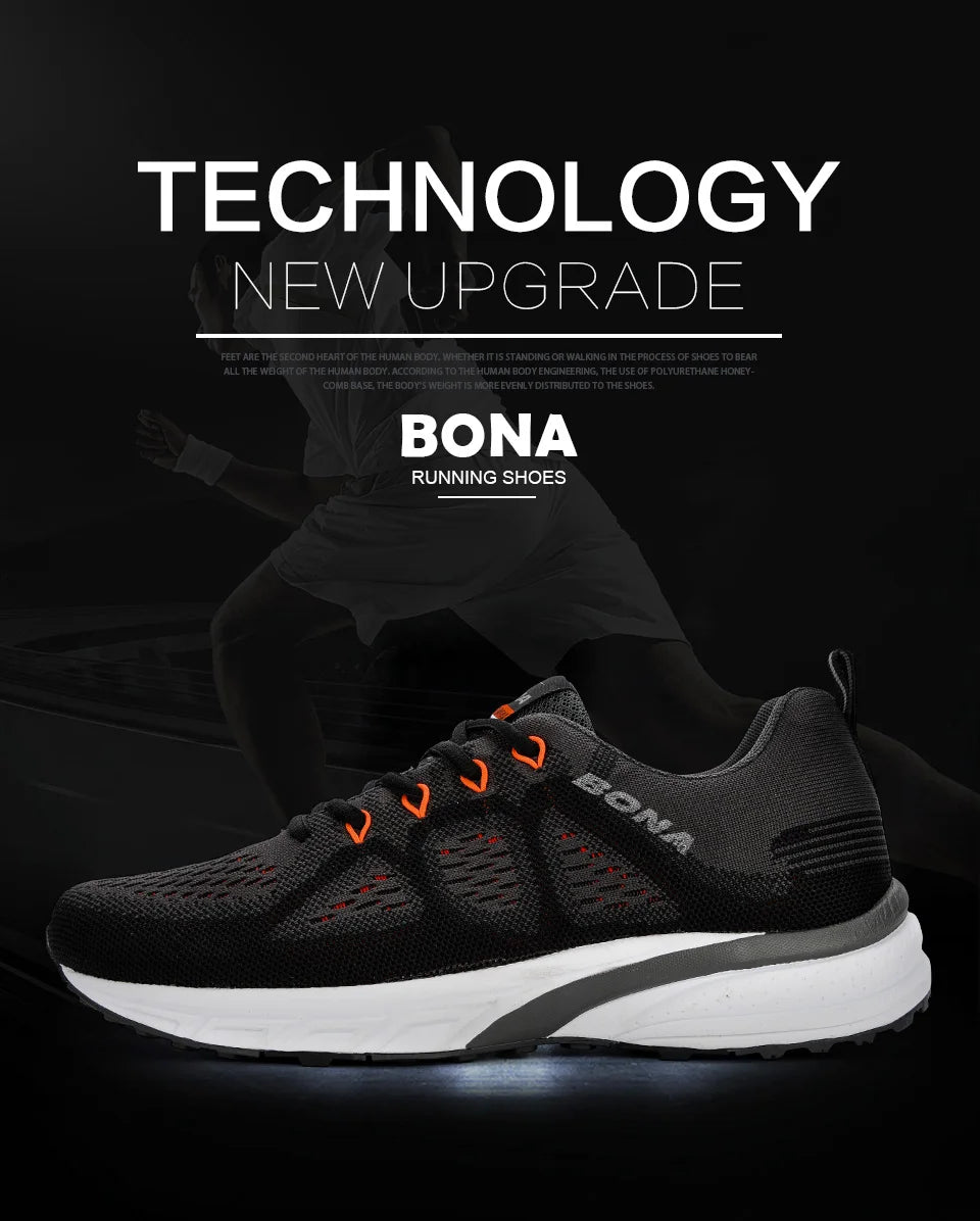 Sneaker Sport Maille Léger BONA