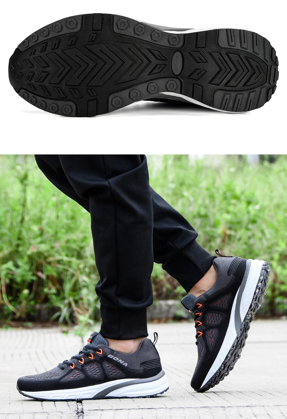 Sneaker Sport Maille Léger BONA