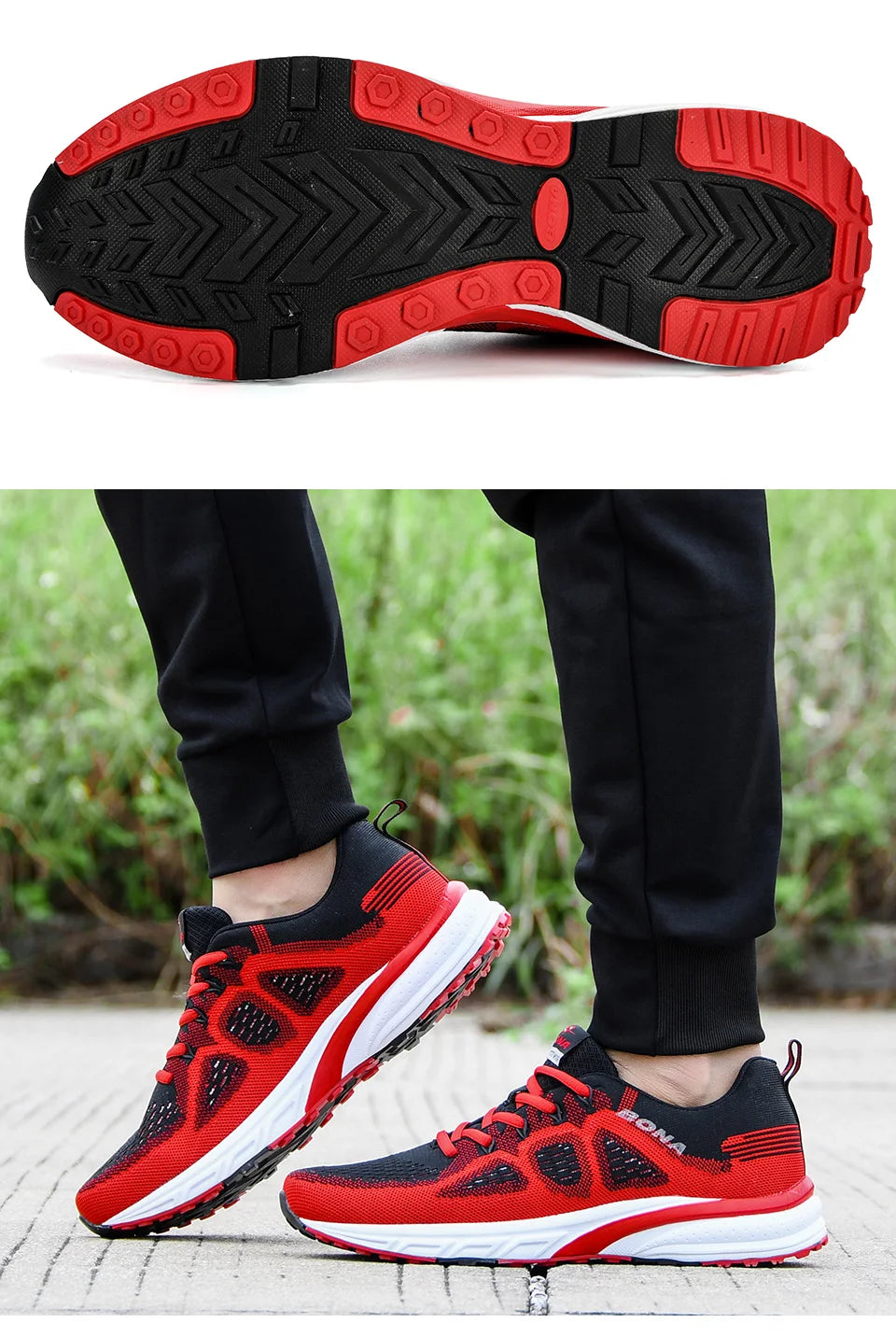 Sneaker Sport Maille Léger BONA