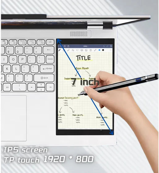 PC Double Écran 15.6+7" Tactile