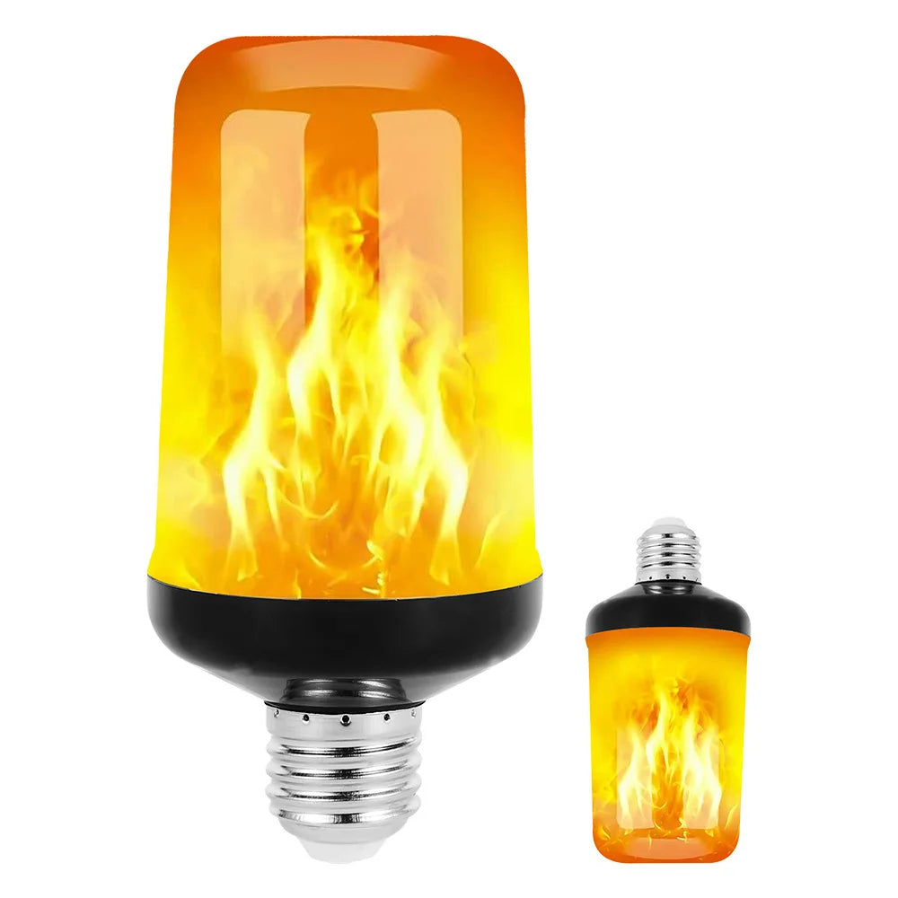 LED Flame Light Bulb 4 Modes E14 E27 Party LED Flame Effect Light Simulation Fire Lights Bulb KTV Festival Garden Decor lighting