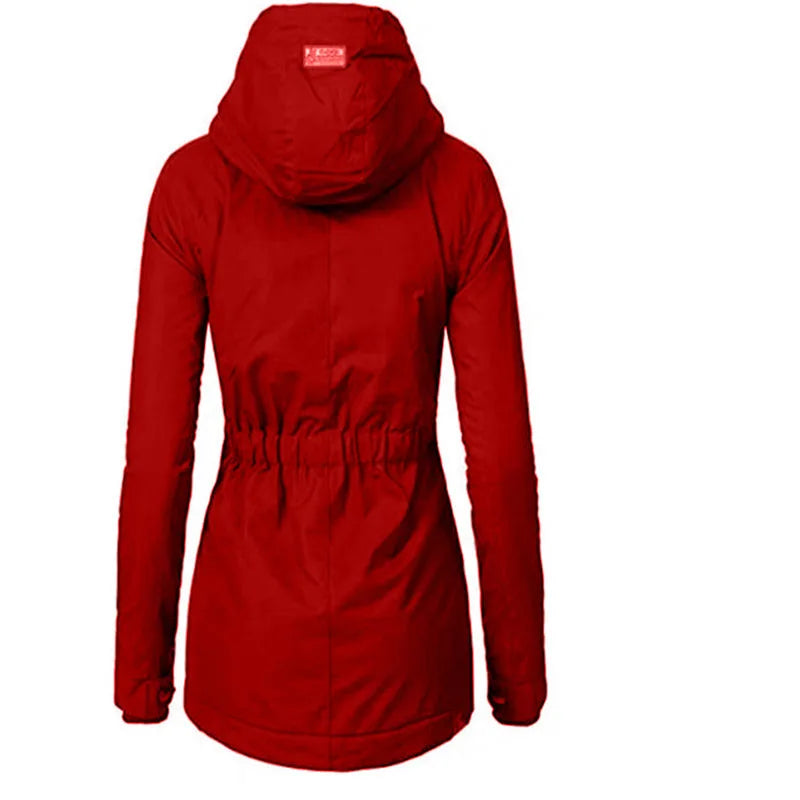 Parka Femme Mi-Longue UZZDSS Plush