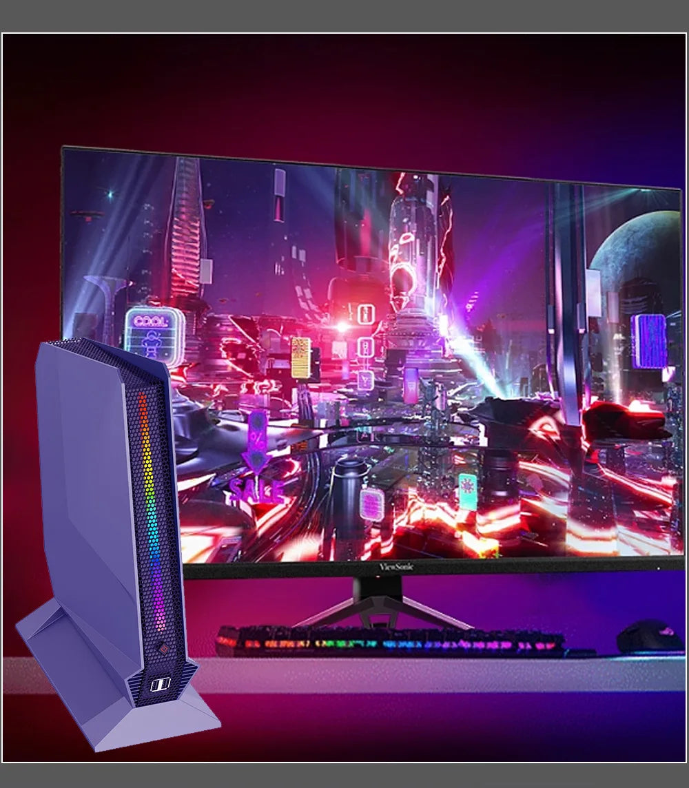 High-performance Gaming Computer Mini Pc Intel I9-9880H GTX1650 256GB 8gb Ram Ddr4 Powerful Win11 Desktop Gaming Mini Pc