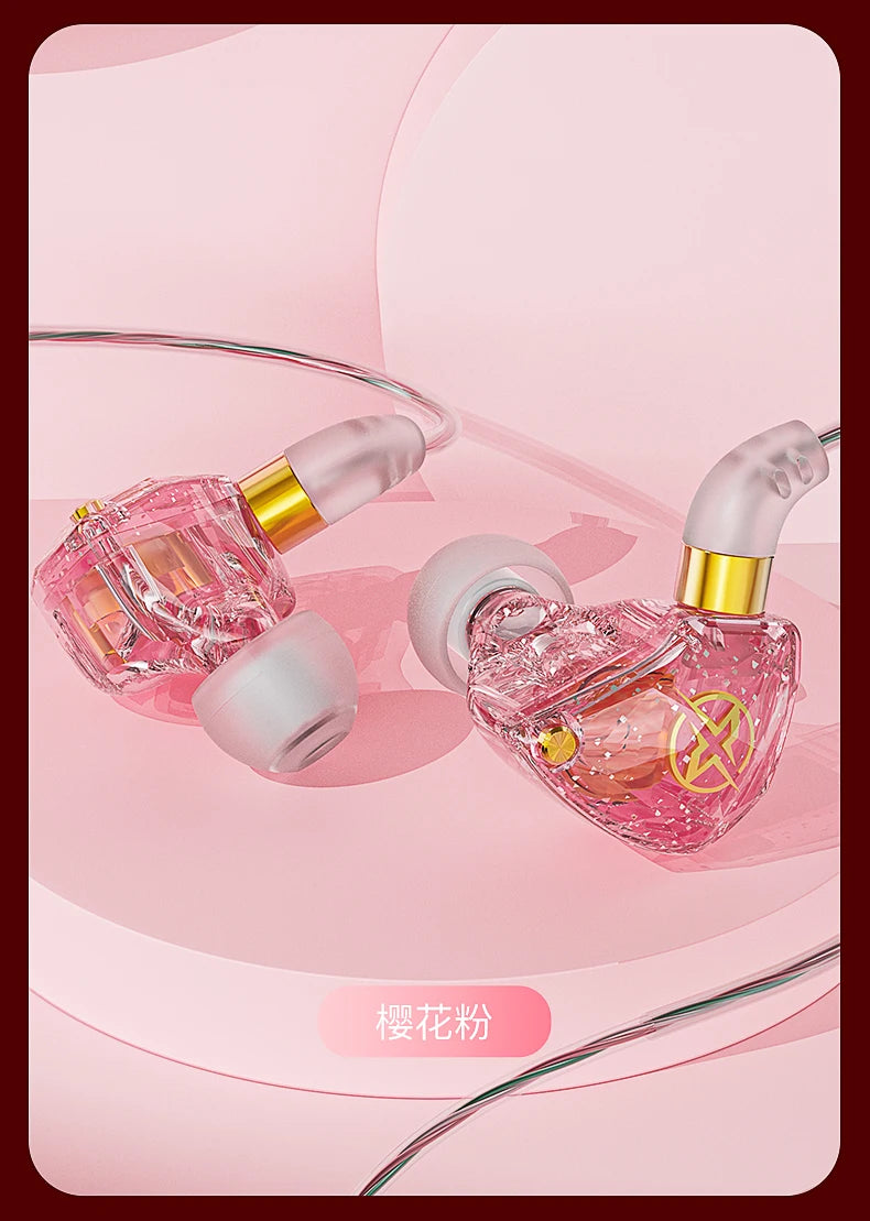X6 3.5mm Wired Earphone Bass HiFi Headphones Stereo Girl Gift Music Earphones Musician Headset Gamer Earbuds for Huawei