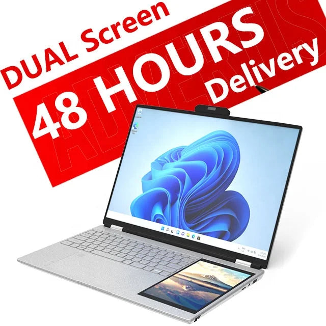 PC Double Écran 15.6+7" Tactile