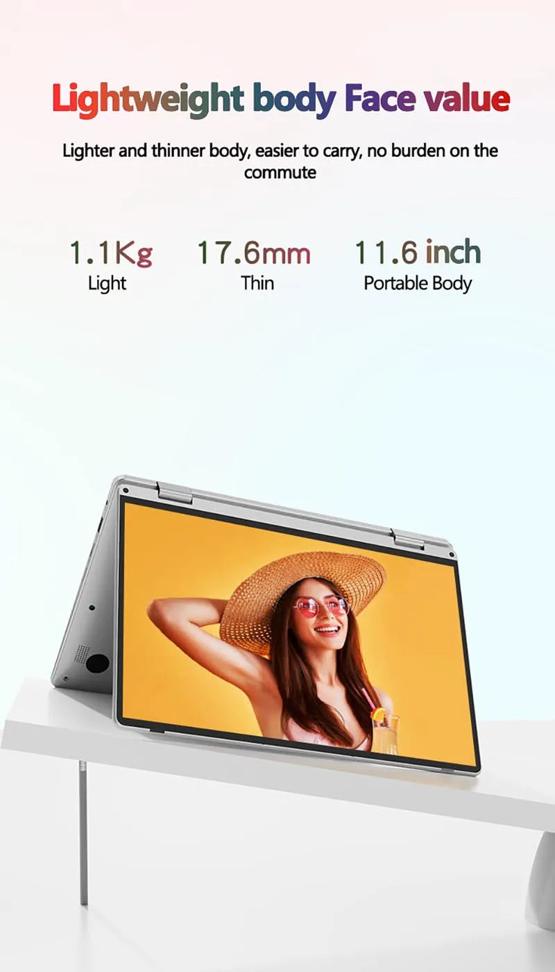 PC 2-en-1 Tactile 11.6" 6Go/512Go