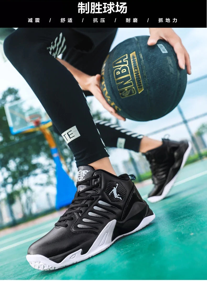 Basket Basketball Cuir Léger Waterproof