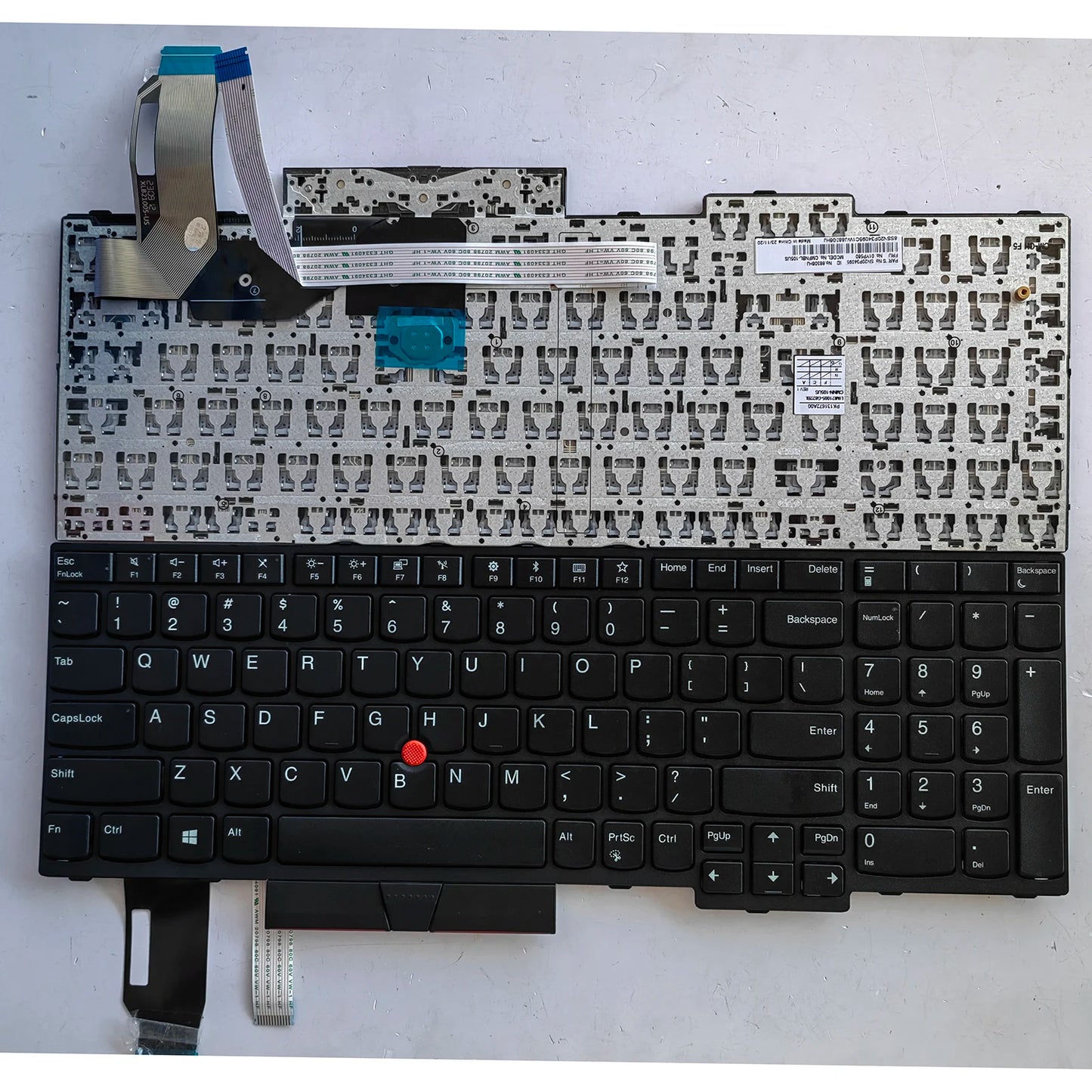 US Layout Keyboard for LENOVO IBM ThinkPad E580 E585 E590 E595 L580 T580S T590 P52 P53 P72 SN5372 01YP668 SN20P34203 TP00095A