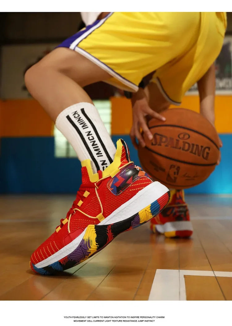 Sneaker Sport Léger Antidérapant Multicolor