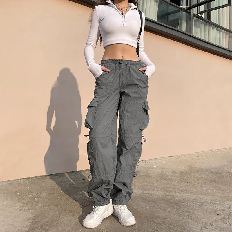 Pantalon Workwear Poches Hip Hop Casual