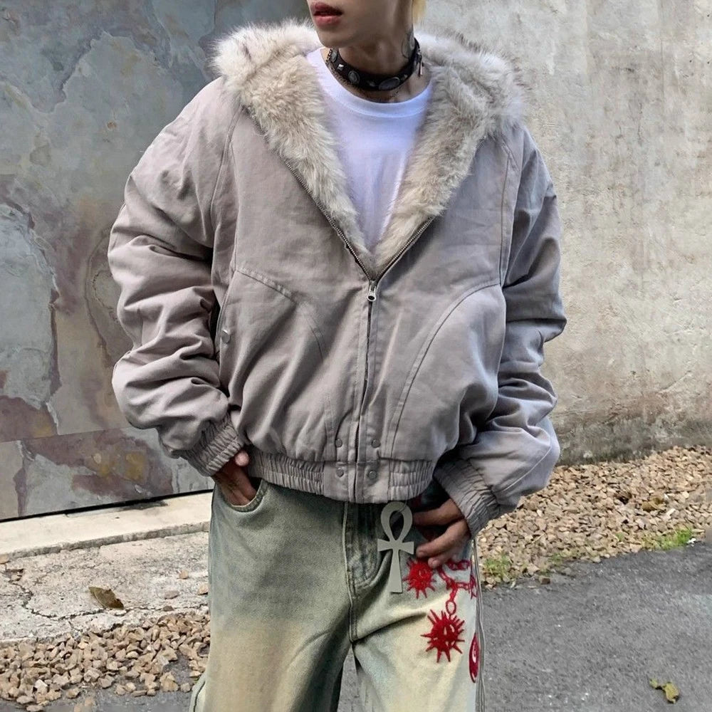 Veste Plush Mixte Y2K American Street