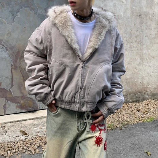 Veste Plush Mixte Y2K American Street