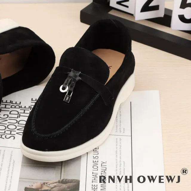 Femme chaussures aucun adulte autres femmes couture en caoutchouc appartements mocassins réel