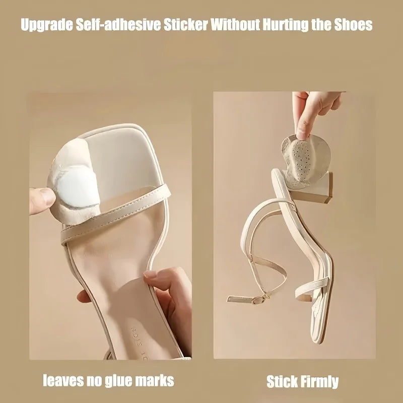 3 pairs of soft forefoot pads, cushioned and wear-resistant self-adhesive half insoles, suitable for high-heeled sandals