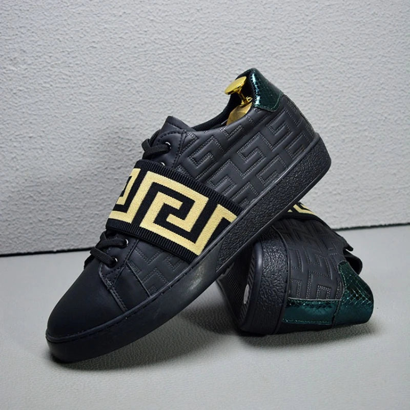 skateboard stylish shoes for man sneakers comfortable luxury man casual shoes flats trainers black white scarpe eleganti uomo