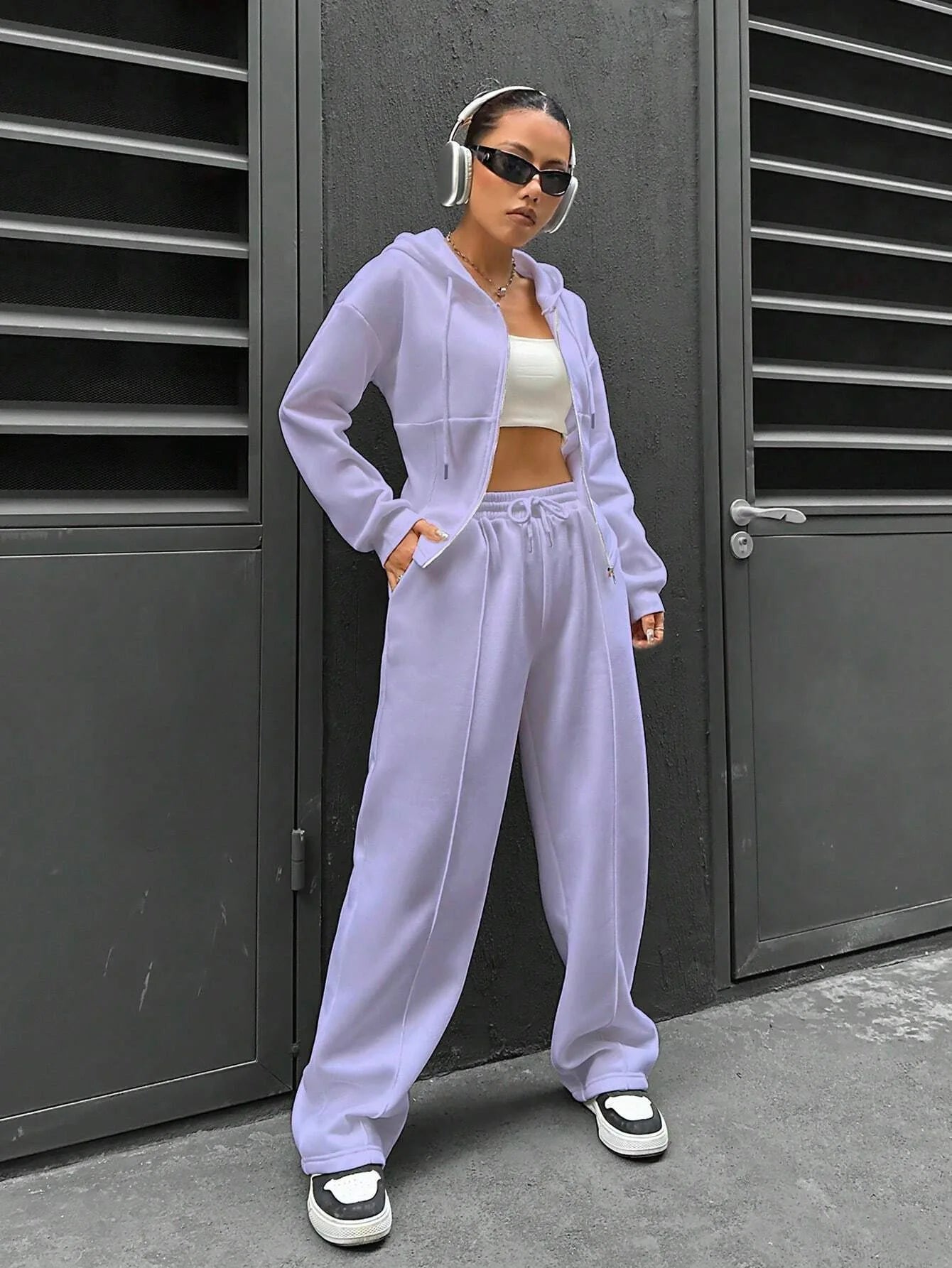Ensemble Sport Femme - Zip-up & Jogging Slim