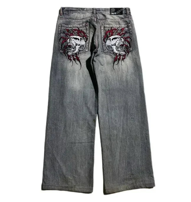 Jean Imprime Leopard Retro American