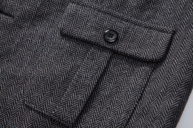 Gilet Tweed Herringbone British Gentleman