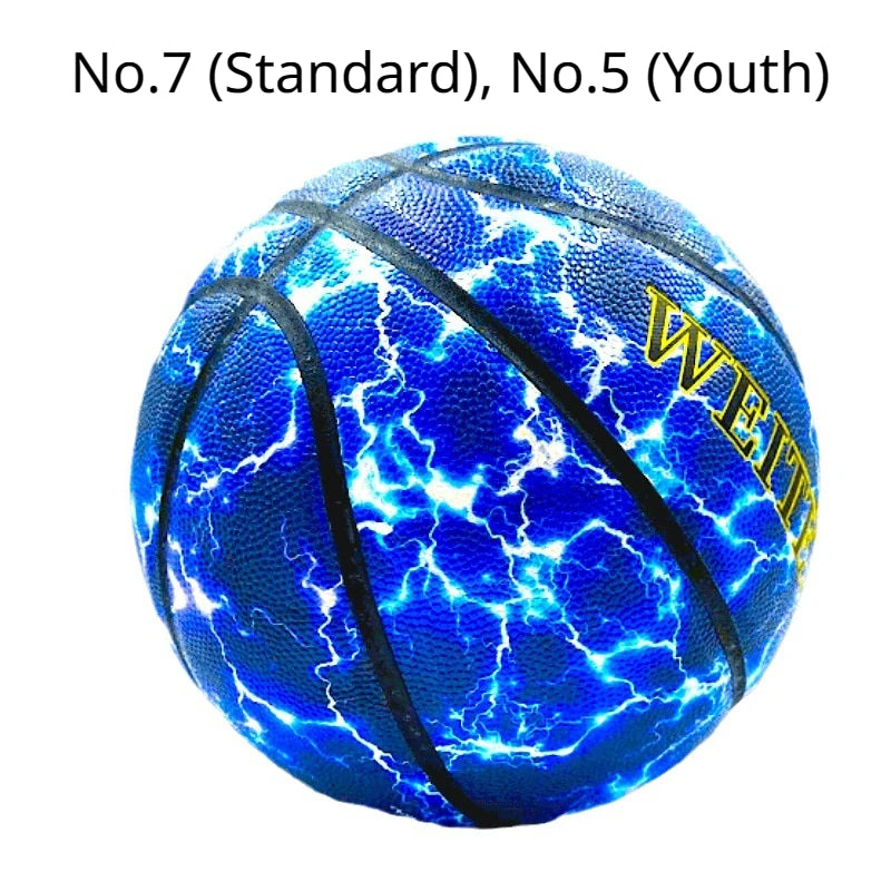 Ballon de Basket "Cosmic Blue" - Indoor & Outdoor
