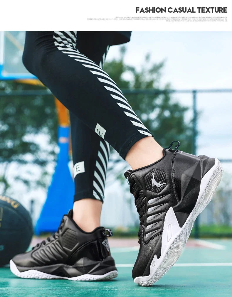 Basket Basketball Cuir Léger Waterproof